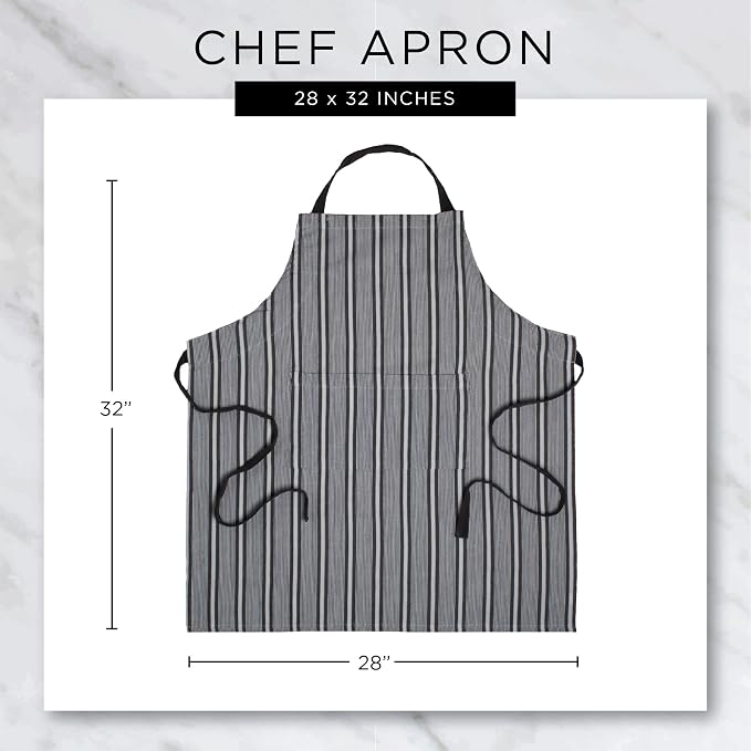 DII unisex Chef Style Cotton Apron - Image 10