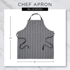 DII unisex Chef Style Cotton Apron - Image 10