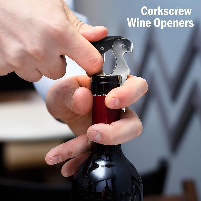 Honoson Wine Keys Opener Travel Corkscrew Wine bottle Opener Waiter Beer - Image 5