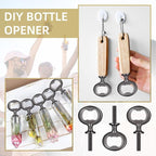 Metal Bottle Opener Kit, DIY Beer Opener Hardware DIY Craft Handmade Wood - Image 6