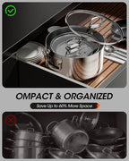 3-Ply Stainless Steel Stock Pot Set - Image 4