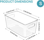 Vtopmart Clear Plastic Storage Bins, Countertops, Freezer Organization and - Image 2