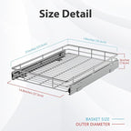 ZOINLIY Pull Out Cabinet Organizer, Versatile Slide Out Kitchen Organizers and - Image 5