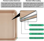 Baking Pan Set of 2, 12.5’’ X 10’’ X 2.4’’ Nonstick Sheet Cake Pan - Image 8