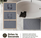 TOSORO - Stone Bath Mat Diatomaceous Earth Shower Mat Non-Slip Super Absorbent - Image 3