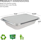 Stock Your Home Foil Pans with Lids - Image 2