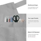 15 Pcs Adult Aprons Bulk with Pockets Adjustable Bib Chef Apron - Image 2