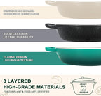 AHJ 6QT Dutch Oven For Bread Baking, Enameled Cast Iron Dutch Oven Pot - Image 5