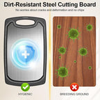 Viretang Metal Cutting Boards for Kitchen, Functional Large Black Plastic - Image 5