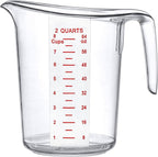 Amazing Abby - Melissa - 64-Ounce Plastic Measuring Pitcher, 8-Cup Food-Grade - Image 2