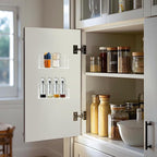 Acrylic Spice Rack Wall Mount-6 Inch, 2 Pack Hanging Seasoning Rack Organizer - Image 2