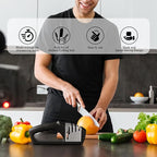 HOTEC 4in1 Knife Sharpener, 3 Stage Manual Sharpener - Image 4