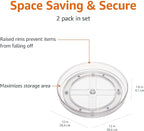 Amazon Basics Clear Lazy Susan Turntable Organizer - Image 3
