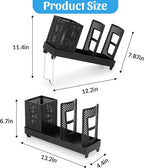 Coffee Cup Dispenser with Straws Holder, Plastic Coffee Cup and Lid Holder - Image 2
