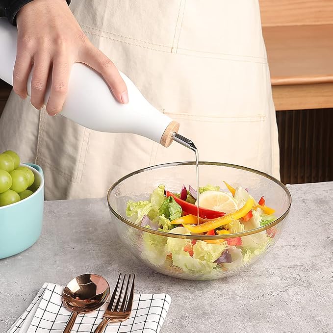 Sweejar Matte Ceramic Olive Oil Dispenser Bottles - Image 6