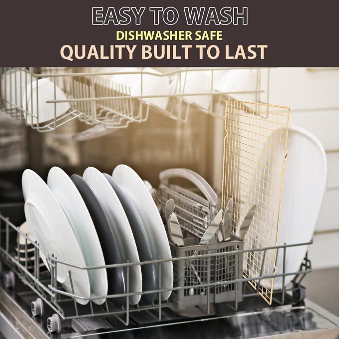 BRIOUT Cooling Rack for Baking, 16x10 Inches Baking Rack, Thick Wire Cookie - Image 5