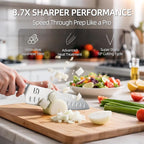 KnifeSaga Knife Set, Premium Knife Block Set - Image 2