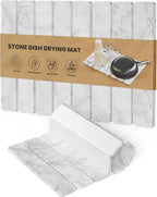 CHROME CLUB Stone Drying Mat for Kitchen Counter by CHROMECLUB