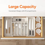 Lifewit Silverware Drawer Organizer, Expandable Utensil Tray - Image 2