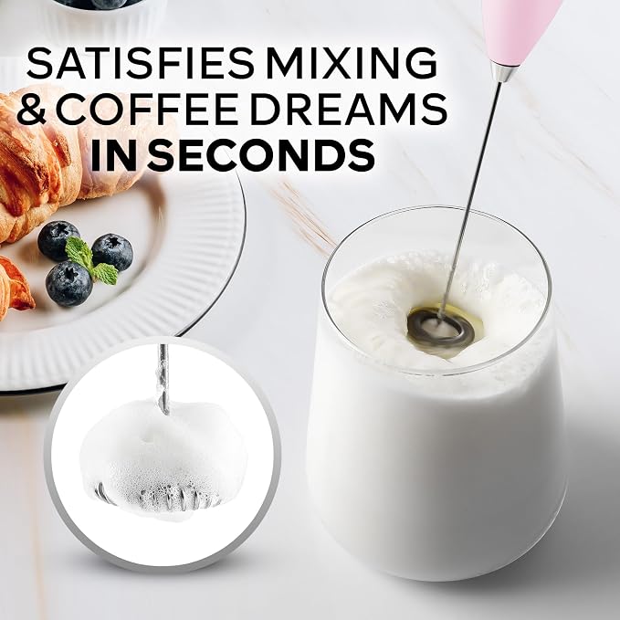 Zulay Kitchen Powerful Milk Frother Wand - Image 2
