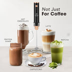 Zulay Kitchen Rechargeable Milk Frother Handheld - Image 3