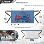 Server Apron with 3 Pockets, Waterproof Oil Waitress Waiter Half Apron - Image 7