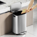 KUK 13 Gallon/50L Stainless Steel Kitchen Trash Can - Image 2