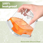 Soup Containers with Lids Glass 32 oz, 4 Cup Borosilicate Glass Food Storage - Image 4