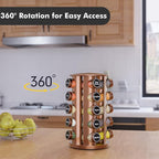 New England Stories Revolving Spice Rack Set - Image 3