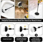 8 Pcs Drill Brush Attachment Set, Power Cleaning Scrub Brush Kit - Image 4