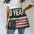 Server Apron with 3 Pockets, Waterproof Oil Waitress Waiter Half Apron - Image 2