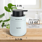 Soap Dispenser Ceramic with Easy-to-Press Pump Hand Lotion Liquid Dispenser - Image 6