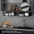 AmonHouseware 2Pack Under Shelf Basket Organizer, Adjustable Hanging Holder - Image 5