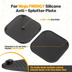 2 PCS Silicon Splatter Shield for Ninja Crispi Air Fryer Heat-Resistant Splash - Image 5