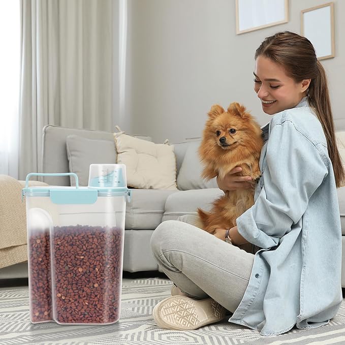 5-7Lbs Airtight Cat Dog Food Storage Container Portable - Image 7