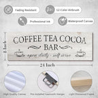 Coffee Tea Cocoa Bar Sign Decor Farmhouse Wall Plaque - Image 6