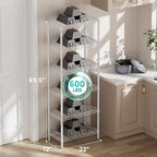 SINGAYE 6 Tier Shelf Adjustable Storage Wire Shelving Unit Metal Shelves - Image 3