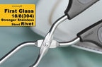 HINMAY Stainless Steel Scissor Tongs Cooking Tongs Set - Image 4