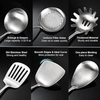 Stainless Steel Kitchen Utensils Set - Image 3