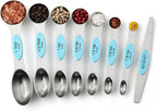 Spring Chef Stainless Steel Magnetic Measuring Spoons Set of 8 - Image 9