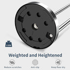 RARXTR Toilet Paper Holder Stand, Post Pivoting Design Free Standing Toilet - Image 4