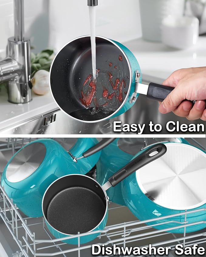 Cook N Home Non Stick Sauce Pan, 2 Quarts Saucepan - Image 6