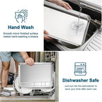 TeamFar Baking Sheet Pan, 6 Pack Stainless Steel Half Size Baking Pans Set - Image 7