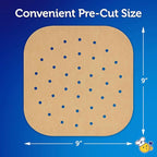 Reynolds Kitchens Air Fryer Liners Disposable, Unbleached Parchment Paper Sheets - Image 4