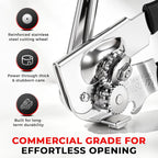 MARSWELL Heavy Duty Can Opener for Large Cans, Extra-Long Handles & Oversized - Image 3