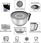 Rorence Mixing Bowls Set: Stainless Steel Non-Slip Bowls - Image 4