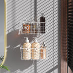 MaraFansie Hanging Wire Baskets Kitchen Storage Basket Adhesive and Screws - Image 4