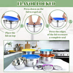 8PCS Mixing Bowls with Lids Set - Image 5