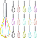 Domensi 16 Pcs 8 Inch Whisks Bulk by Domensi