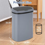 FDW Garbage Can 13 Gallon 50 Liter Kitchen Trash Can - Image 7